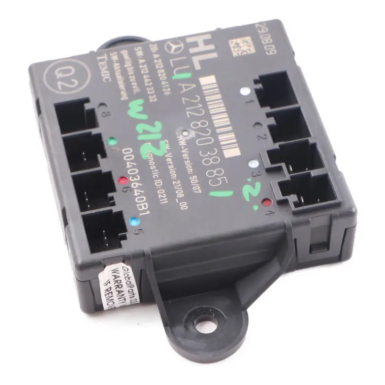  Door Module Mercedes W212 Rear Left N/S Door Control Unit Module - SKU A2128203885 - Part number A2128203885