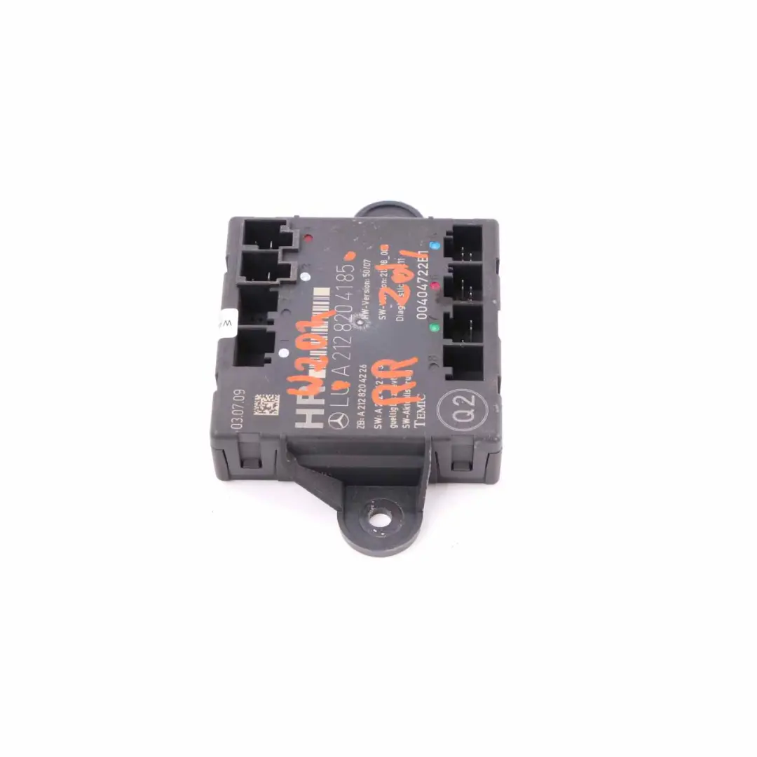 Module De Commande De Porte Arrière Droite pour Mercedes W204 W212 à propos du numéro de pièce A2128204185 Mercedes W204 W212 Module De Commande De Porte Arrière Droite - SKU A2128204185 - Numéro de pièce A2128204185