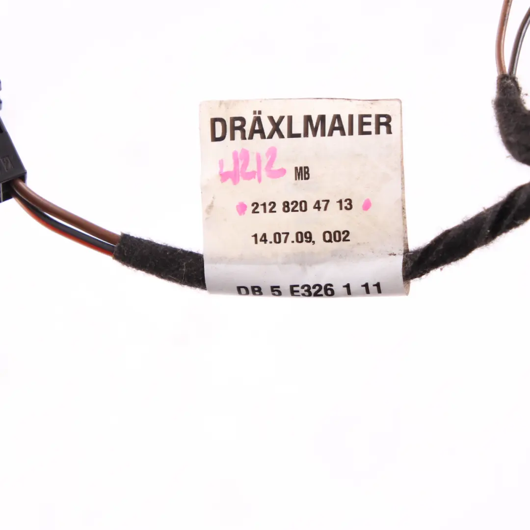 Cableado Asiento Cableado Delantero Lado Pasajero para Mercedes W212 con número de pieza A2128204713 Mercedes W212 Cableado Asiento Cableado Delantero Lado Pasajero - SKU A2128204713 - Número de pieza A2128204713