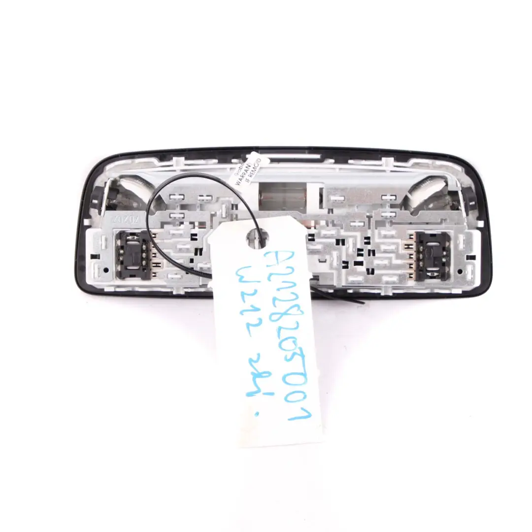 Luz Interior Trasera Interruptor Techo para Mercedes W212 con número de pieza A2128205001 Mercedes W212 Luz Interior Trasera Interruptor Techo - SKU A2128205001-1 - Número de pieza A2128205001