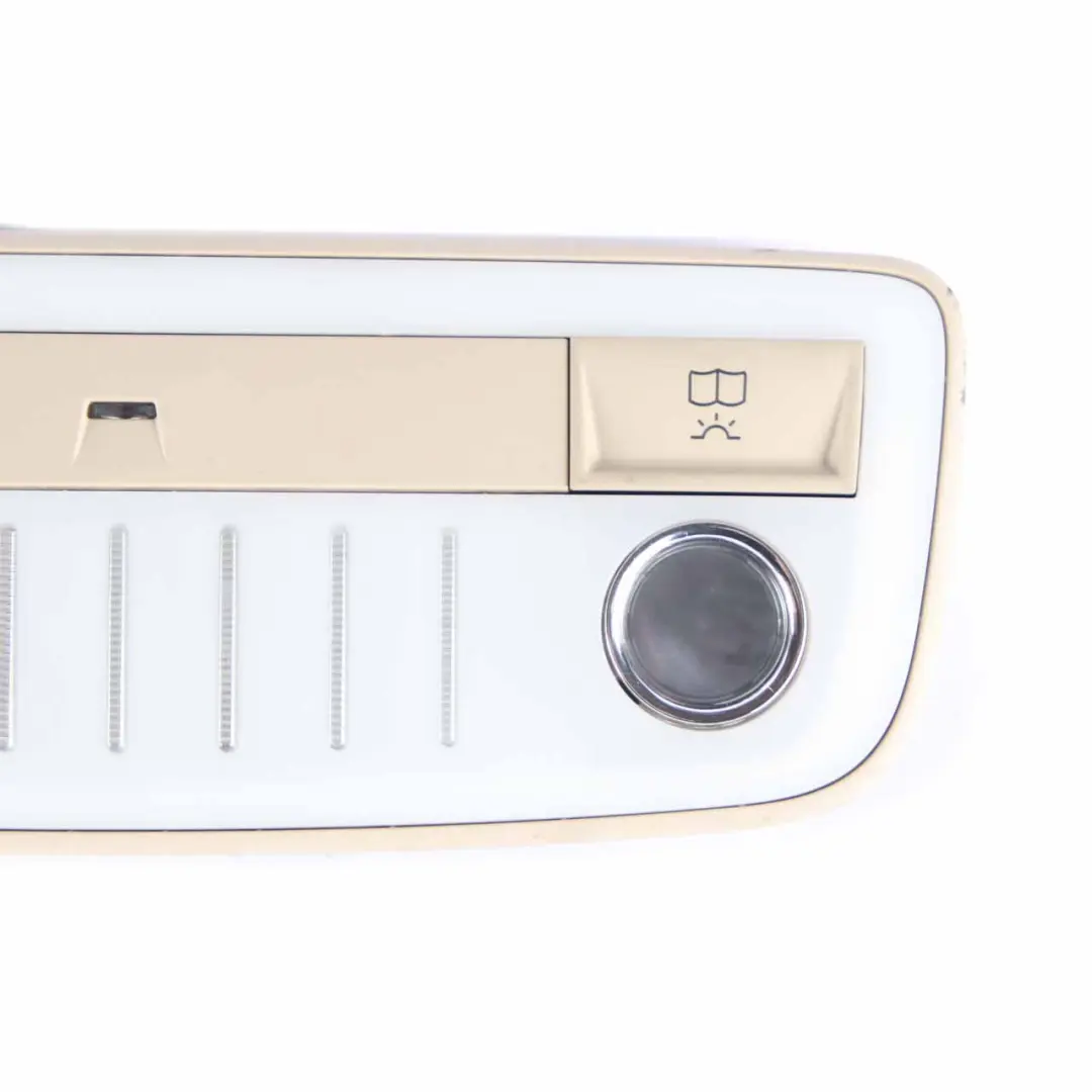 Luce Interna Posteriore Interruttore Tetto Beige per Mercedes W212 con numero di parte A2128205001 Mercedes W212 Luce Interna Posteriore Interruttore Tetto Beige - SKU A2128205001-2 - Numero di parte A2128205001