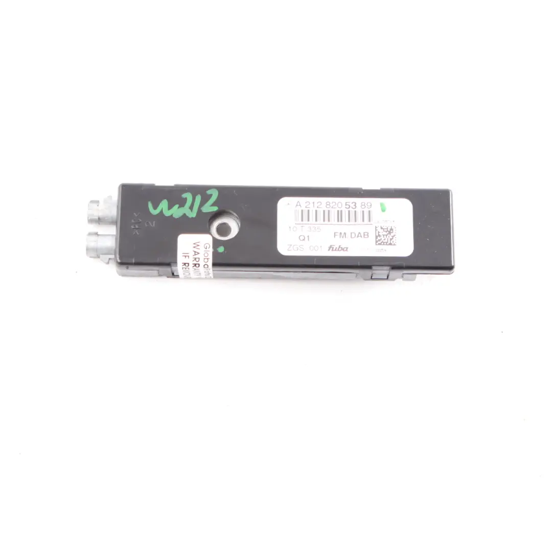  Antenna Amplifier Mercedes W212 AM FM DAB Aerial Module Unit - SKU A2128205389 - Part number A2128205389
