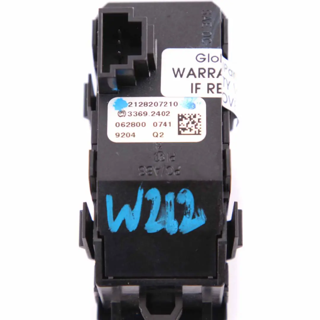  Hazard Switch Mercedes W212 Dashboard Warning Light Button Unit - SKU A2128207210 - Part number A2128207210