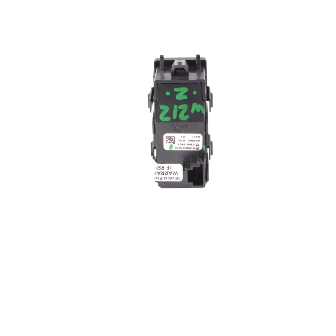 Warning Indicator Switch to Mercedes W212 with Part number A2128207810 Mercedes W212 Warning Indicator Switch - SKU A2128207810 - Part number A2128207810