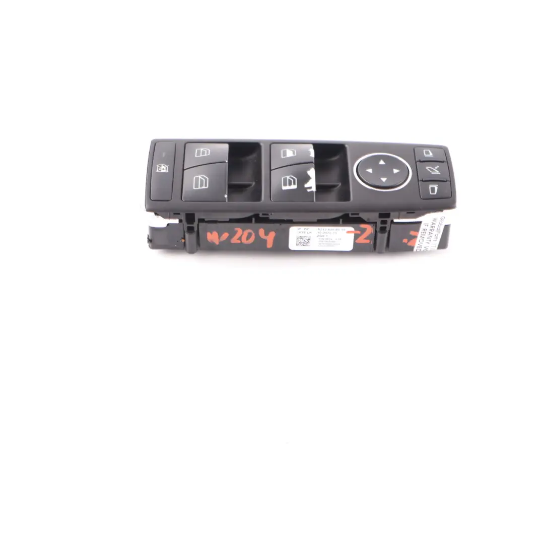 Mercedes W204 W207 W212 Interrupteur Lève-Vitre Côté Conducteur - SKU A2128208310-2 - Numéro de pièce A2128208310