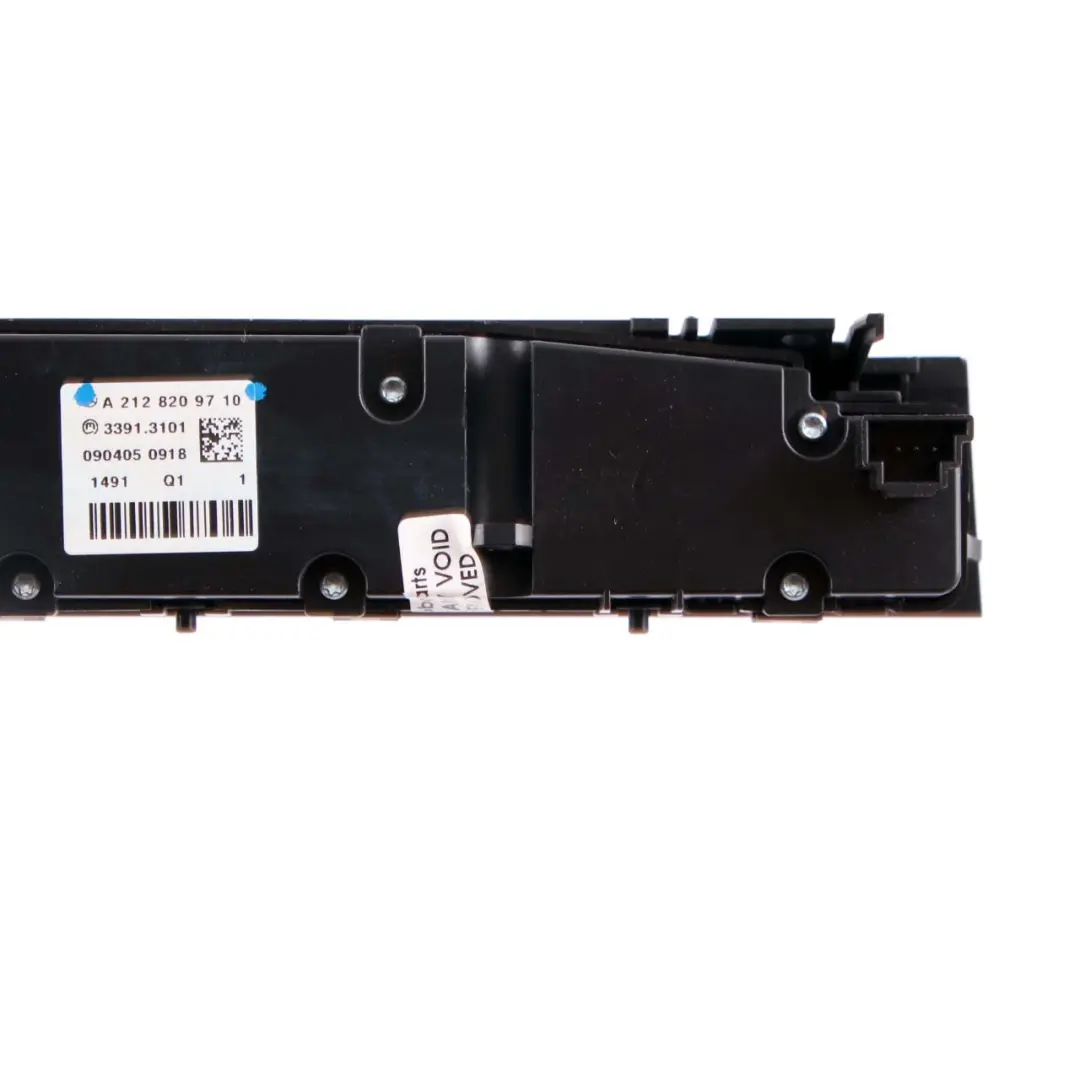  Switch Panel Mercedes W212 Dashboard Heated Seats ECO Control Unit - SKU A2128209710 - Part number A2128209710