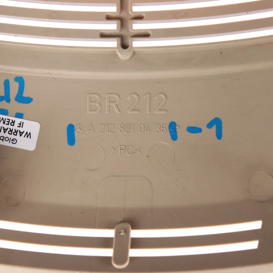 Rain Sensor Interior Cover Panel Trim Beige to Mercedes W212 with Part number A2128210436 Mercedes W212 Rain Sensor Interior Cover Panel Trim Beige - SKU A2128210436-1 - Part number A2128210436