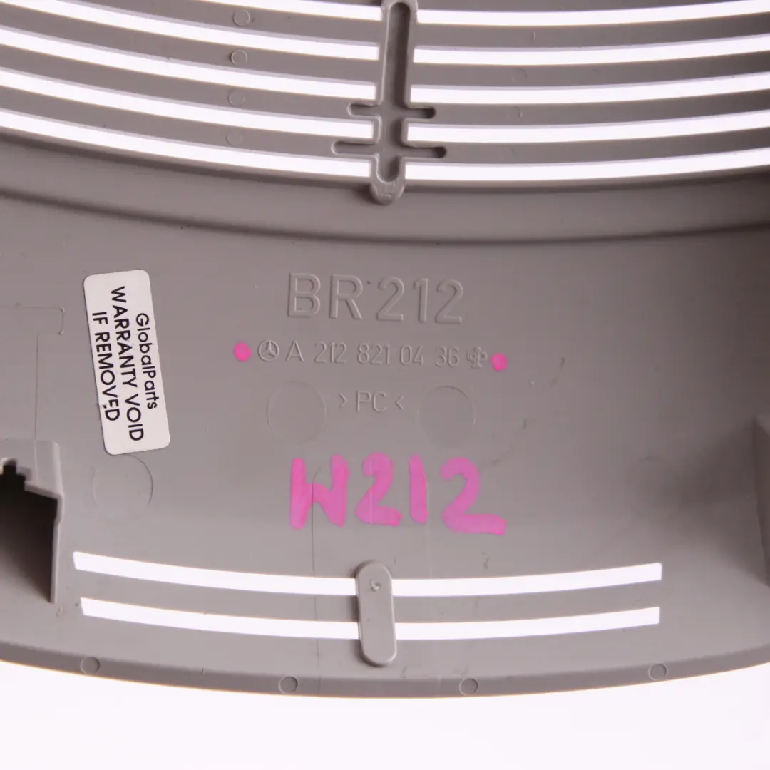 Rain Sensor Cover Panel Trim Grey to Mercedes W212 with Part number A2128210436 Mercedes W212 Rain Sensor Cover Panel Trim Grey - SKU A2128210436 - Part number A2128210436
