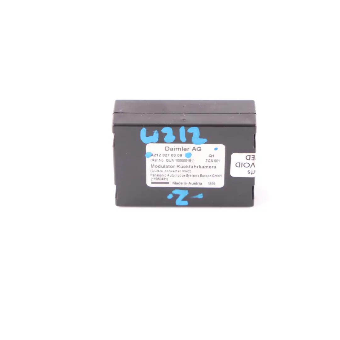  Camera Module Mercedes W207 W212 Reversing Rear View Control Unit - SKU A2128270006 - Part number A2128270006