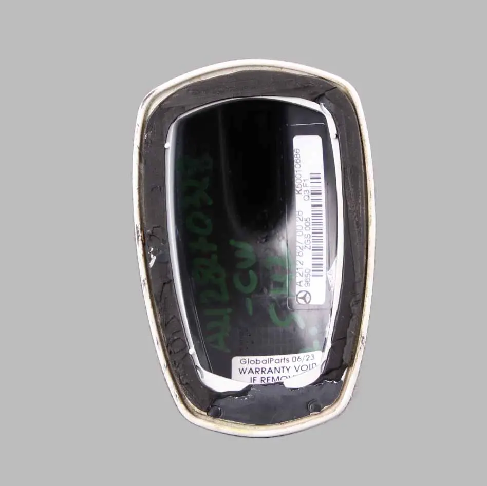 Roof Antenna Shark Trim Cover Calcite White - 650 to Mercedes W212 with Part number A2128270328 Mercedes W212 Roof Antenna Shark Trim Cover Calcite White - 650 - SKU A2128270328-CW - Part number A2128270328