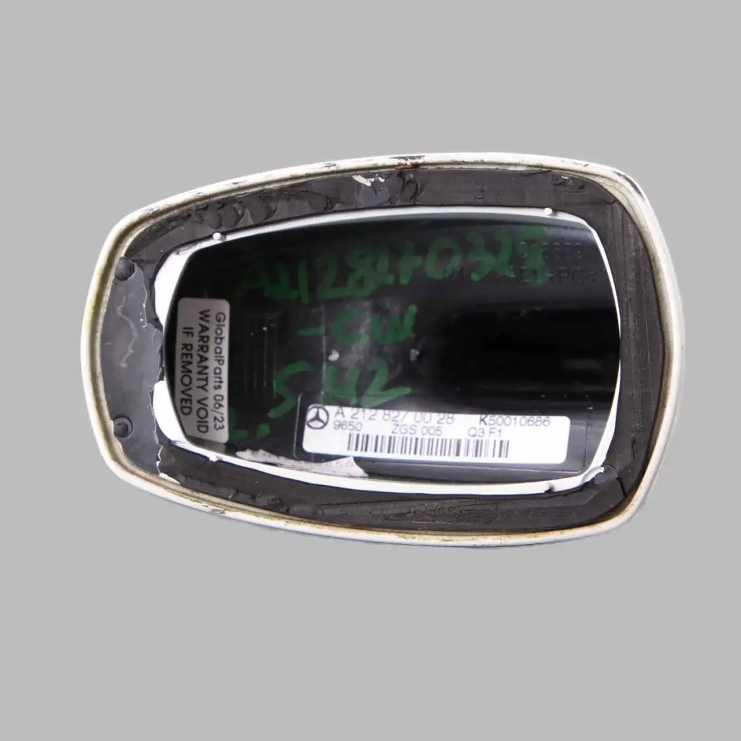 Mercedes W212 Roof Antenna Shark Trim Cover Calcite White - 650 - SKU A2128270328-CW - Part number A2128270328