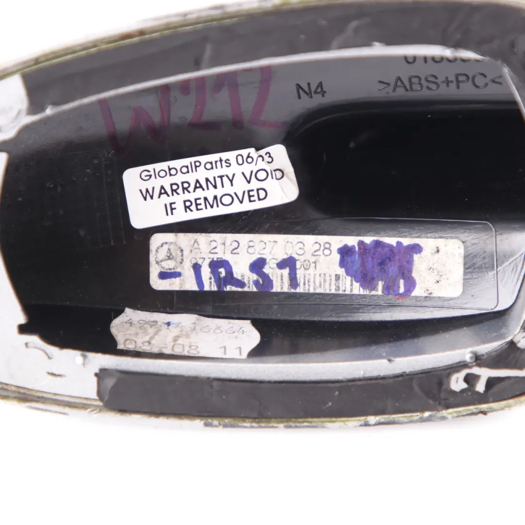 Mercedes W212 Roof Antenna Shark Trim Cover Iridium Silver - 775 - SKU A2128270328-IRS1 - Part number A2128270328