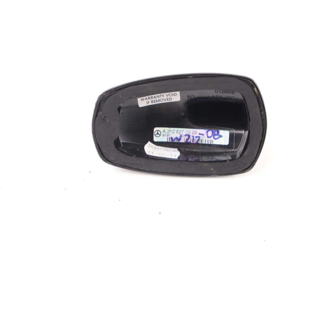 Techo Antena Tiburón Trim Panel Negro Obsidiana para Mercedes W212 con número de pieza A2128270328 Mercedes W212 Techo Antena Tiburón Trim Panel Negro Obsidiana - SKU A2128270328-OB - Número de pieza A2128270328