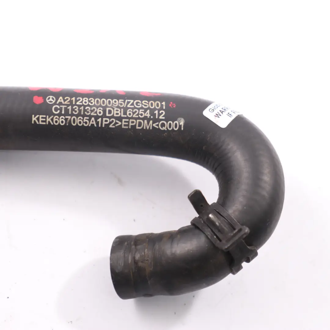  Tubo dell'acqua Mercedes W207 W212 OM642 Linea tubo raffreddamento - SKU A2128300095 - Numero di parte A2128300095