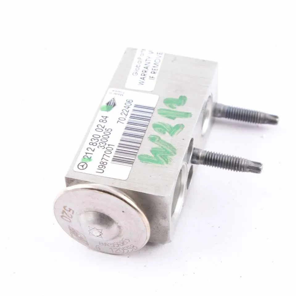 Expansion Valve A/C Air Conditioning Valve Unit to Mercedes W212 with Part number A2128300284 Mercedes W212 Expansion Valve A/C Air Conditioning Valve Unit - SKU A2128300284-1 - Part number A2128300284