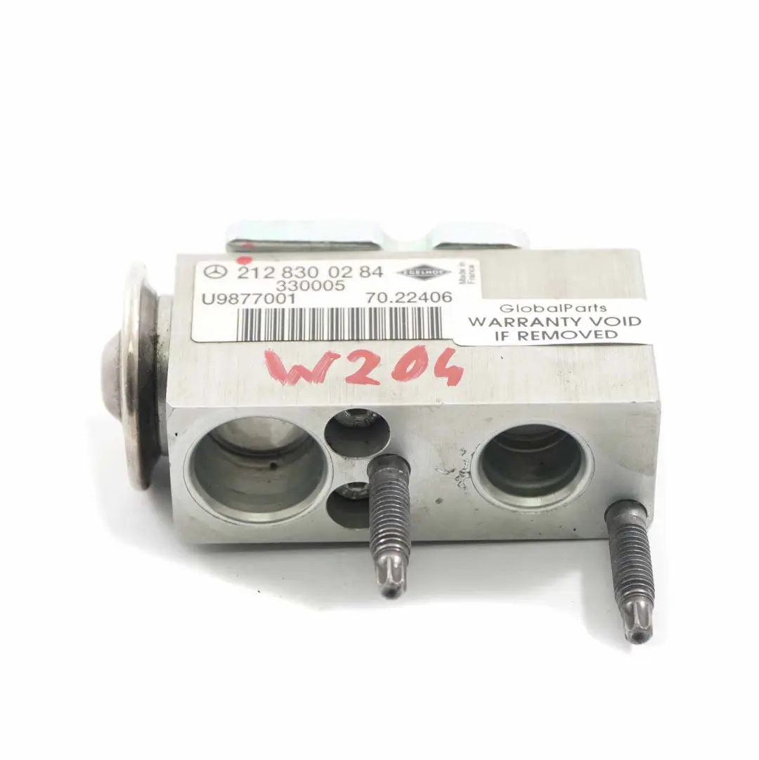 Expansion Valve A/C Air Conditioning Valve Unit to Mercedes W212 with Part number A2128300284 Mercedes W212 Expansion Valve A/C Air Conditioning Valve Unit - SKU A2128300284 - Part number A2128300284