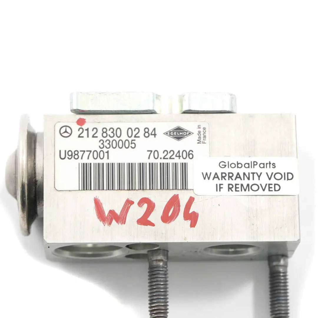 Mercedes W212 Climatisation Soupape de Decharge - SKU A2128300284 - Numéro de pièce A2128300284