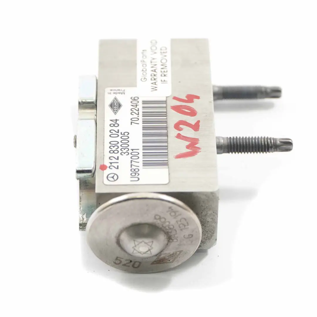 Valvula De Expansion del Aire Acondicionado para Mercedes W212 con número de pieza A2128300284 Mercedes W212 Valvula De Expansion del Aire Acondicionado - SKU A2128300284 - Número de pieza A2128300284