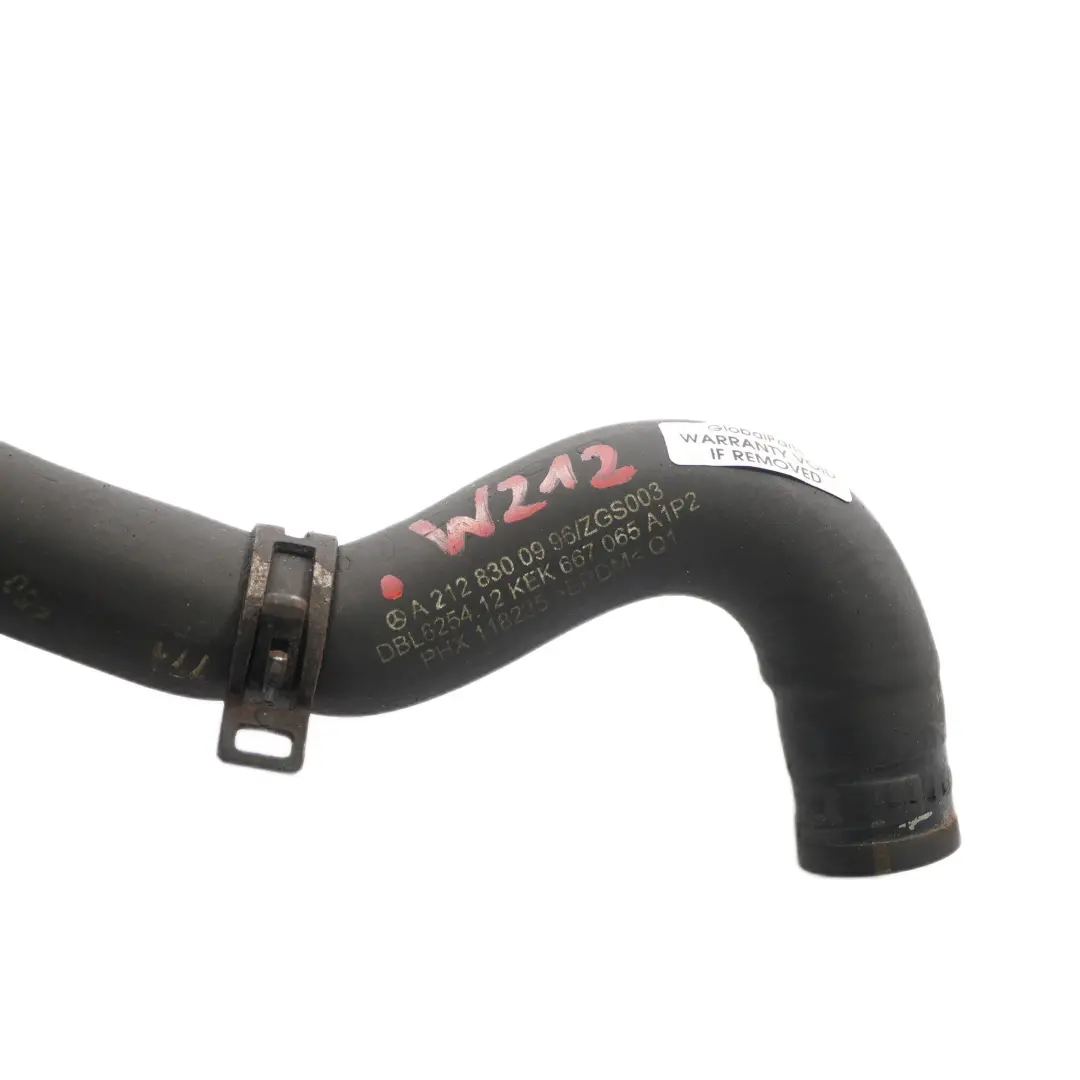 Tuyau d'eau Mercedes W212 Refroidissement Moteur Refroidissement pour à propos du numéro de pièce A2128300996 Tuyau d'eau Mercedes W212 Refroidissement Moteur Refroidissement - SKU A2128300996 - Numéro de pièce A2128300996