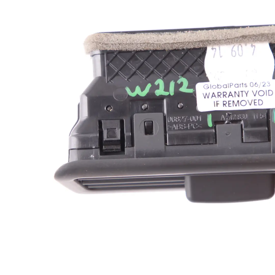 Mercedes W212 Pilastro Bocchetta Aria Sinistra Griglia Condotto Nero - SKU A2128301154 - Numero di parte A2128301154