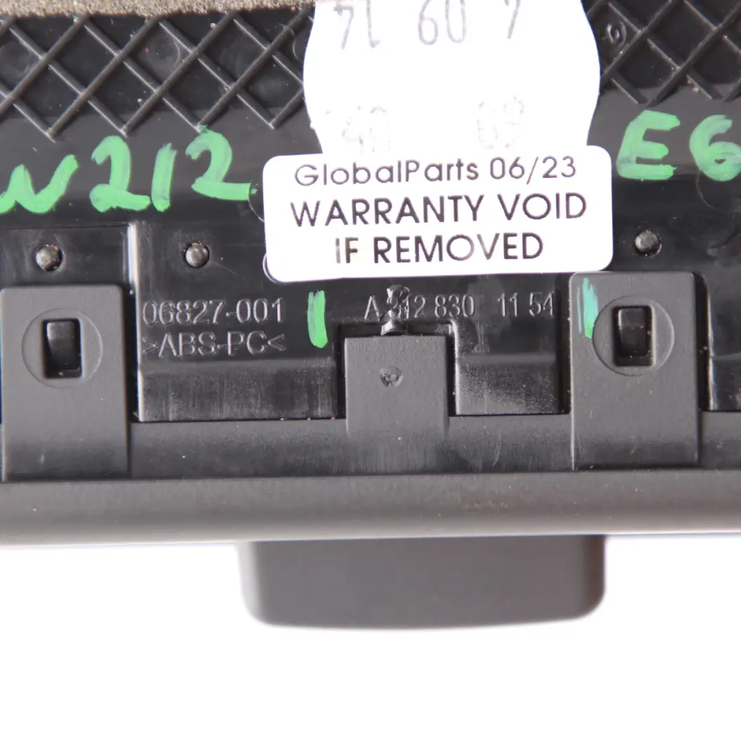 Mercedes W212 Pilar Aire Ventilación Izquierda Conducto Rejilla - SKU A2128301154 - Número de pieza A2128301154