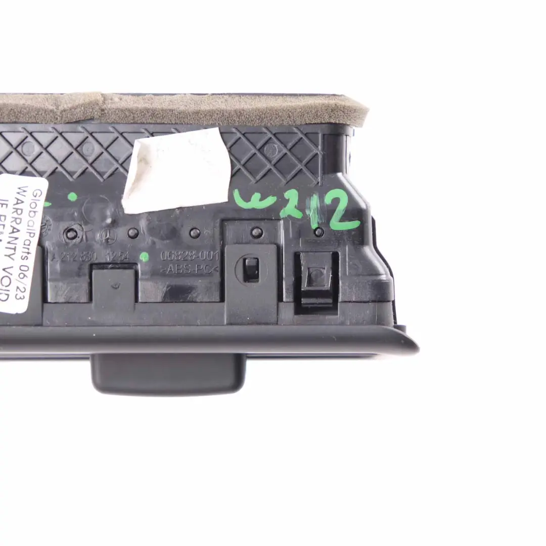 Pillar Air Vent Right O/S Air Duct Grille Black to Mercedes W212 B with Part number A2128301254 Mercedes W212 B Pillar Air Vent Right O/S Air Duct Grille Black - SKU A2128301254 - Part number A2128301254