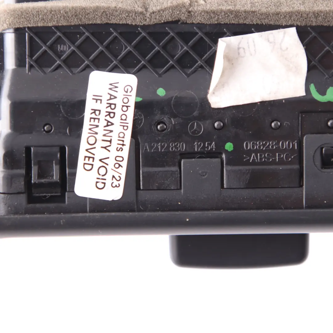 Pillar Air Vent Right O/S Air Duct Grille Black to Mercedes W212 B with Part number A2128301254 Mercedes W212 B Pillar Air Vent Right O/S Air Duct Grille Black - SKU A2128301254 - Part number A2128301254