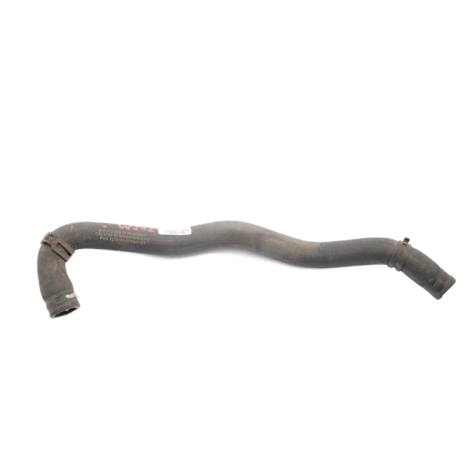 Tubo dell'acqua Mercedes W212 Linea Flessibile Liquido Raffreddamento Motore 