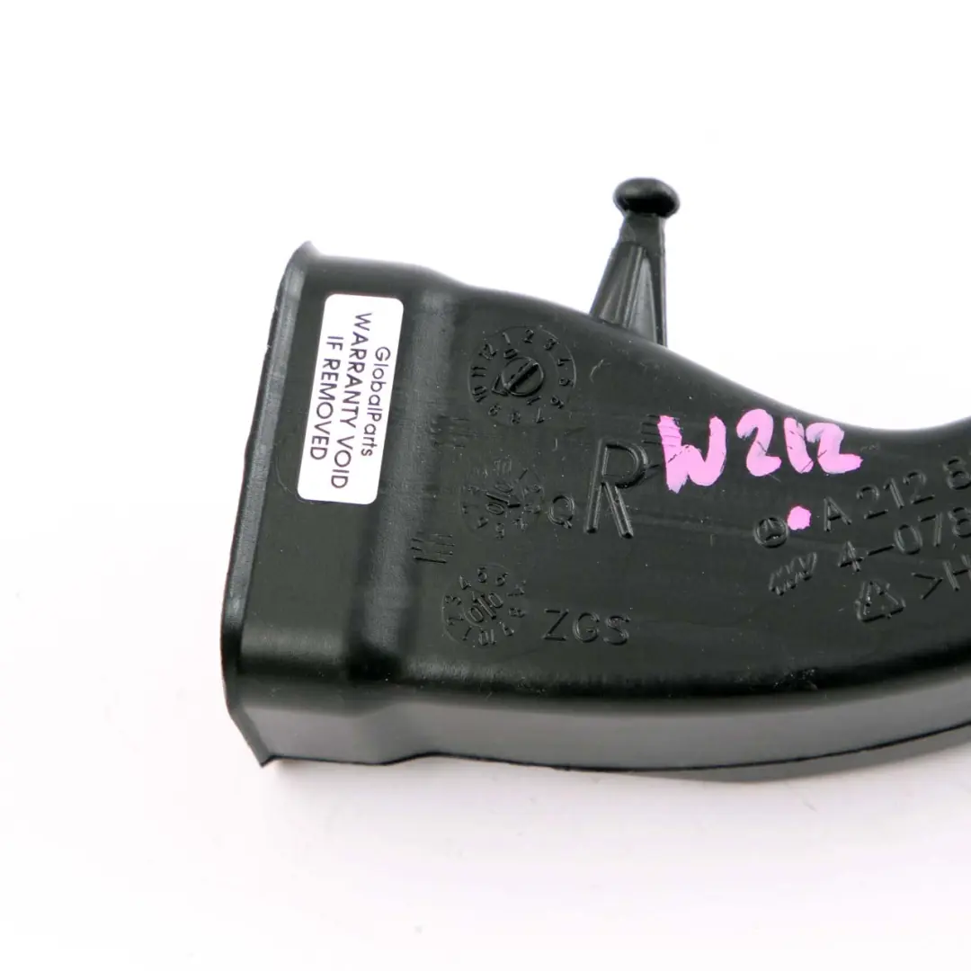 Intake Inlet Duct Hose Pipe Channel Right O/S to Mercedes W212 Air with Part number A2128310445 Mercedes W212 Air Intake Inlet Duct Hose Pipe Channel Right O/S - SKU A2128310445 - Part number A2128310445