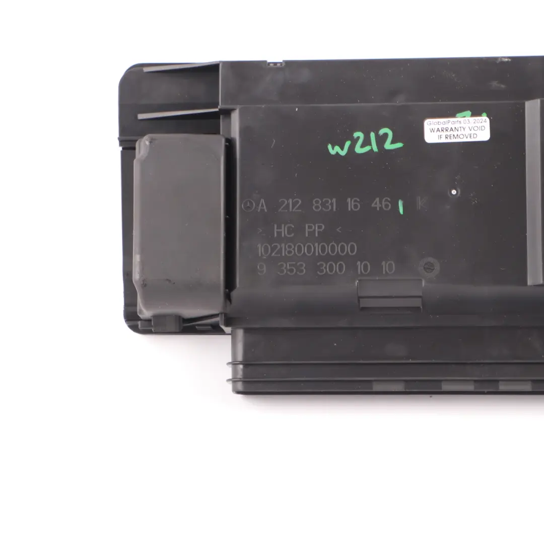 Air Duct Mercedes W212 Cabin Ventilation Right O/S Floor Air Channel - SKU A2128311646 - Part number A2128311646