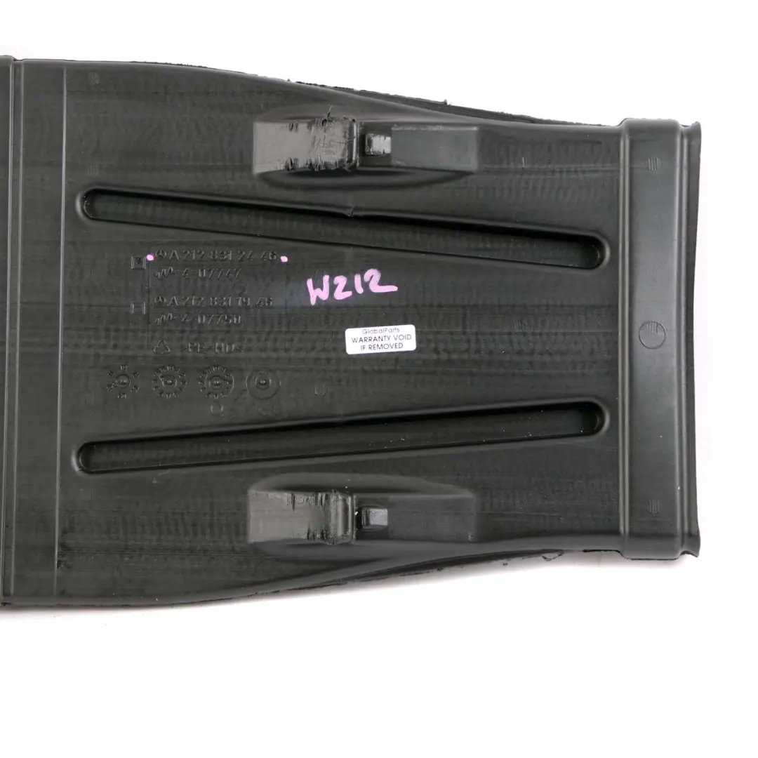 Duct Vent Right O/S Channel to Mercedes W212 Air with Part number A2128312446 Mercedes W212 Air Duct Vent Right O/S Channel - SKU A2128312446 - Part number A2128312446