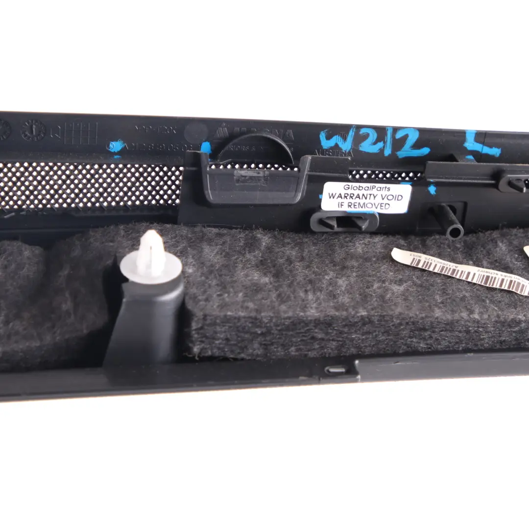 Trunk Trim Mercedes S212 W212 Rear Left N/S Boot Cover Panel Black to with Part number A2128490503 Trunk Trim Mercedes S212 W212 Rear Left N/S Boot Cover Panel Black - SKU A2128490503 - Part number A2128490503