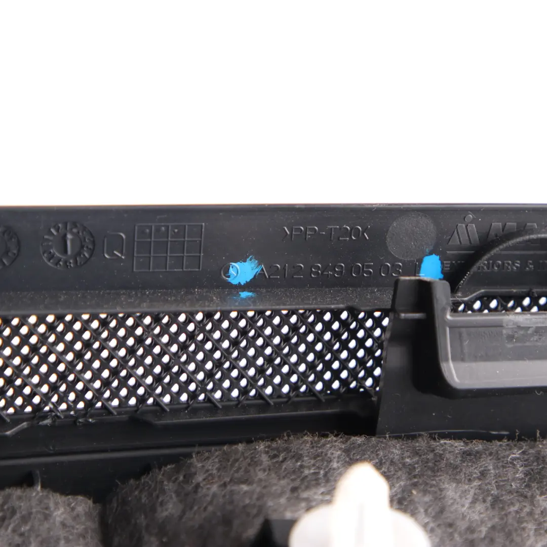  Trunk Trim Mercedes S212 W212 Rear Left N/S Boot Cover Panel Black - SKU A2128490503 - Part number A2128490503