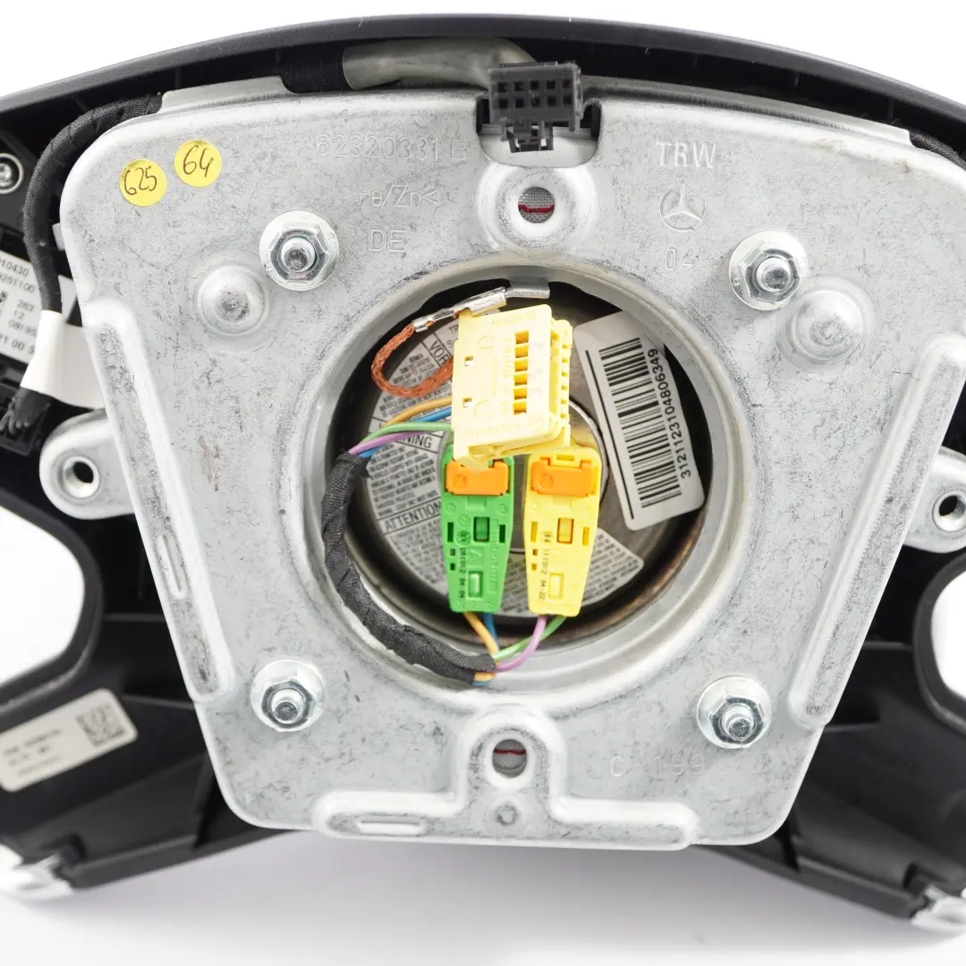 Mercedes E-Class W212 Steering Wheel Airbag Driver Air Bag Black - SKU A2128600102-2 - Part number A2128600102