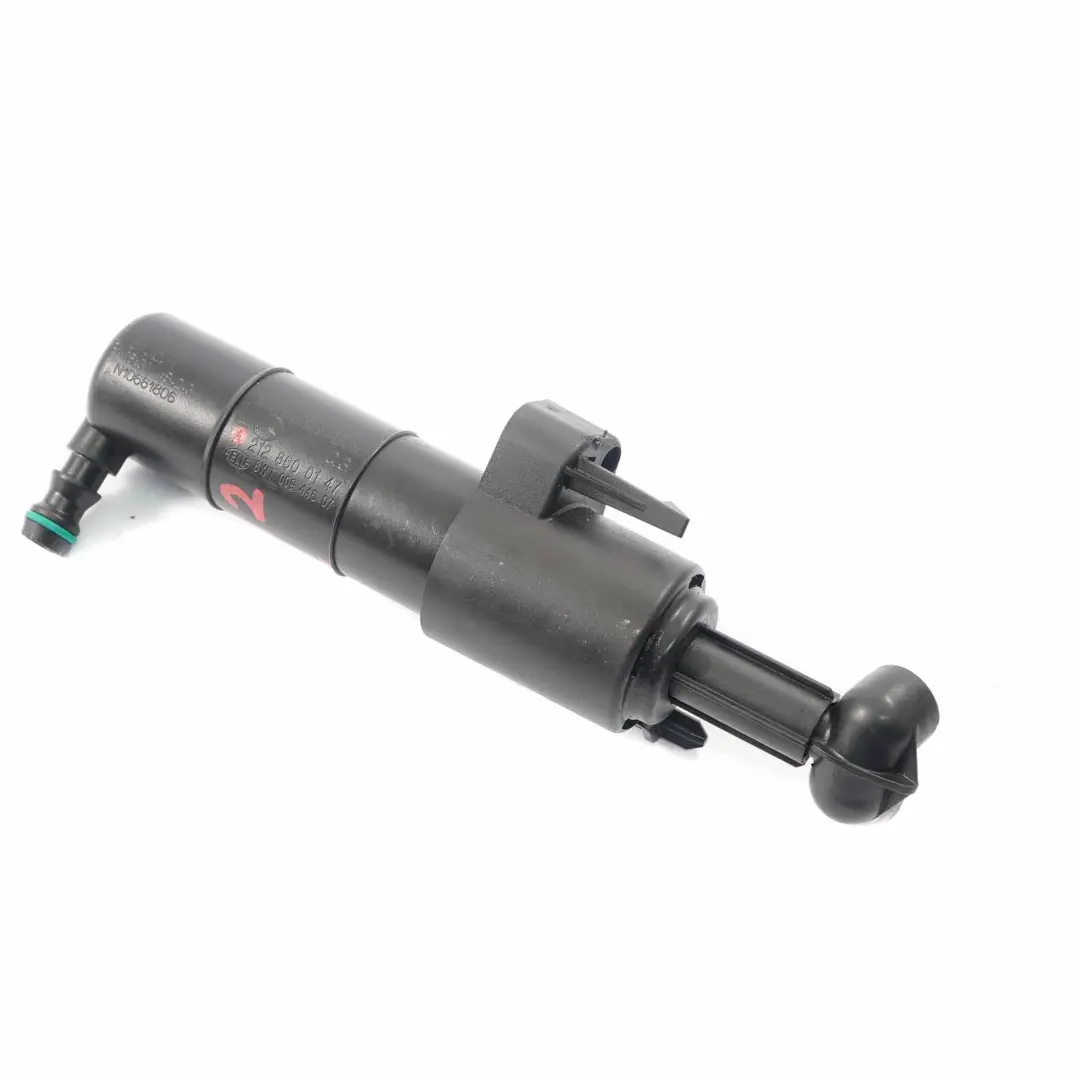 Spray Nozzle Mercedes W212 Left N/S Headlight Lamp Cleaning Device to with Part number A2128600147 Spray Nozzle Mercedes W212 Left N/S Headlight Lamp Cleaning Device - SKU A2128600147 - Part number A2128600147