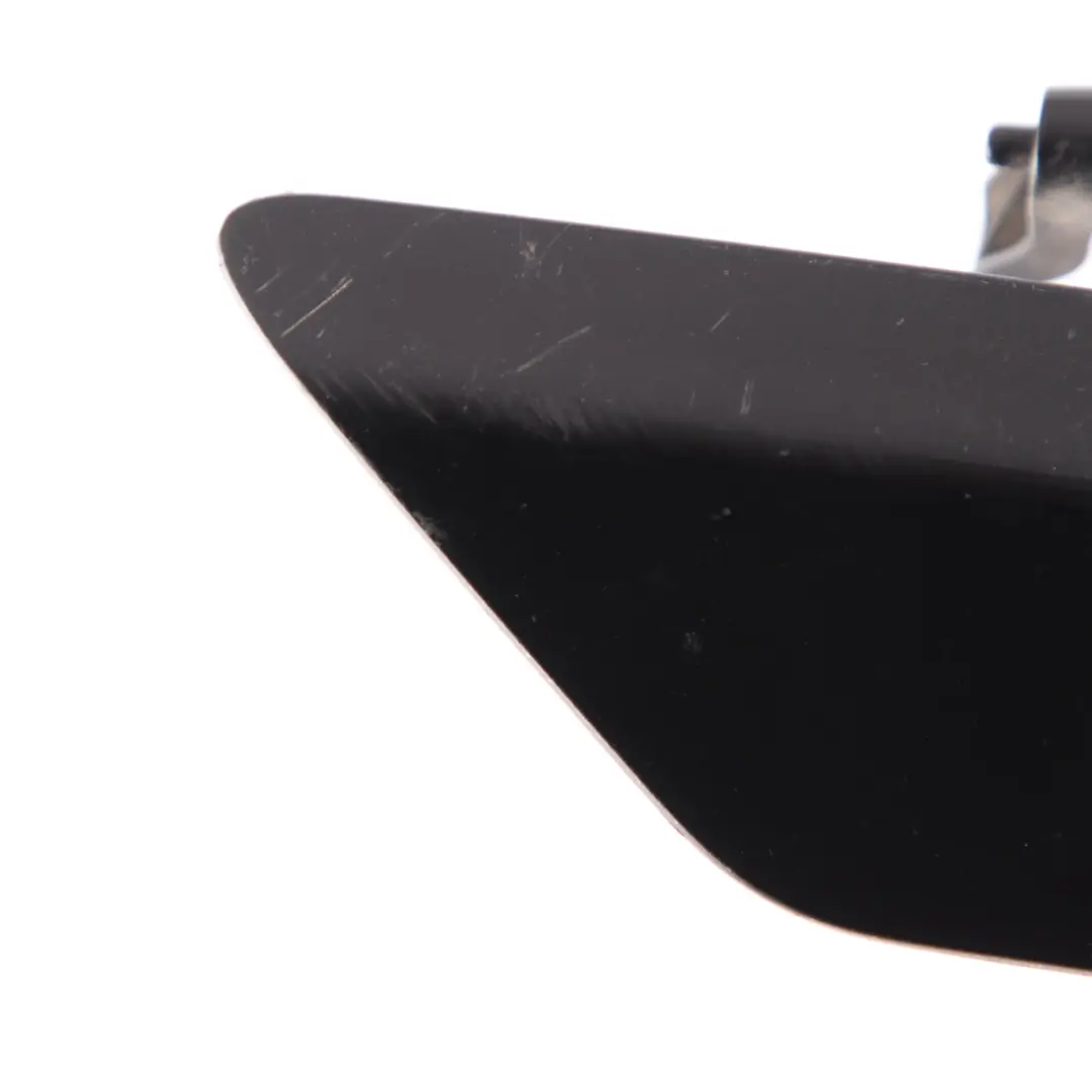 Mercedes W212 Front Light Washer Cover Right O/S Obsidian Black 197 - SKU A2128600208-OB - Part number A2128600208