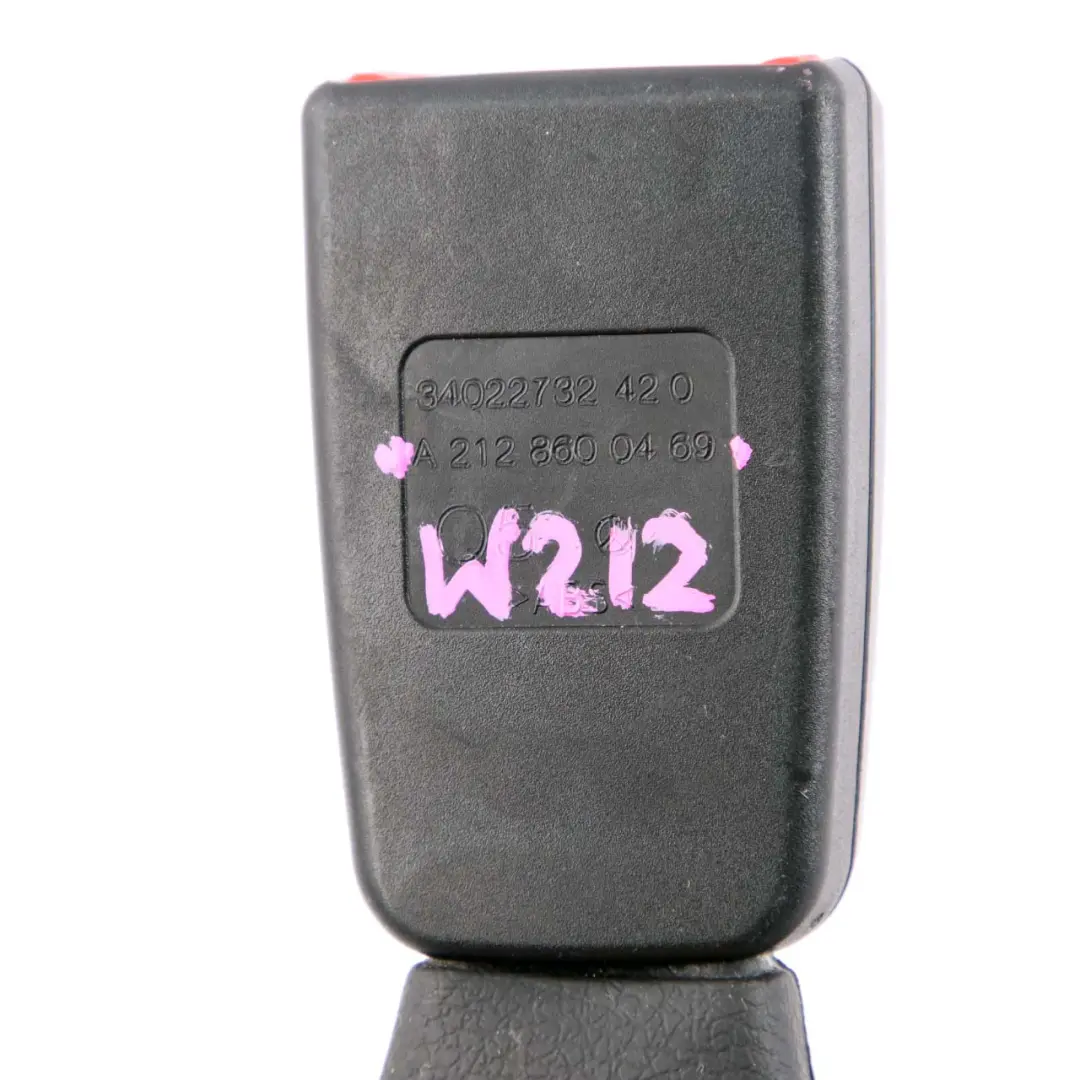  Hebilla Mercedes W212 Tensor Cinturon Trasero Central Derecho - SKU A2128600469 - Número de pieza A2128600469