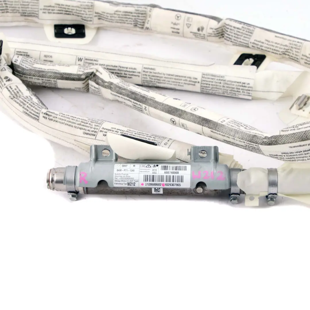 Modulo Aria Testa Tenda Tetto Destra per Mercedes W212 con numero di parte A2128600602 Mercedes W212 Modulo Aria Testa Tenda Tetto Destra - SKU A2128600602 - Numero di parte A2128600602