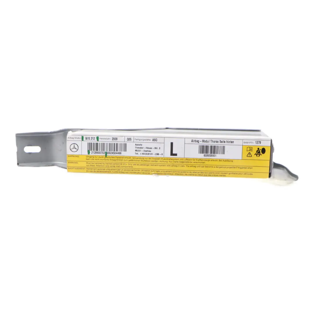 Mercedes W212 Air Module Rear Left N/S Door SRS Control Unit - SKU A2128600702 - Part number A2128600702