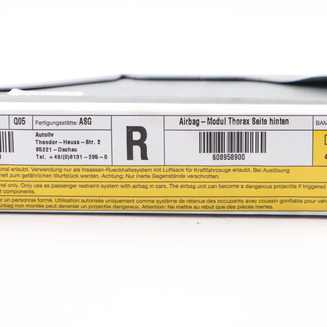 Module Rear Right O/S Door SRS Control Unit to Mercedes W212 Air with Part number A2128600802 Mercedes W212 Air Module Rear Right O/S Door SRS Control Unit - SKU A2128600802 - Part number A2128600802