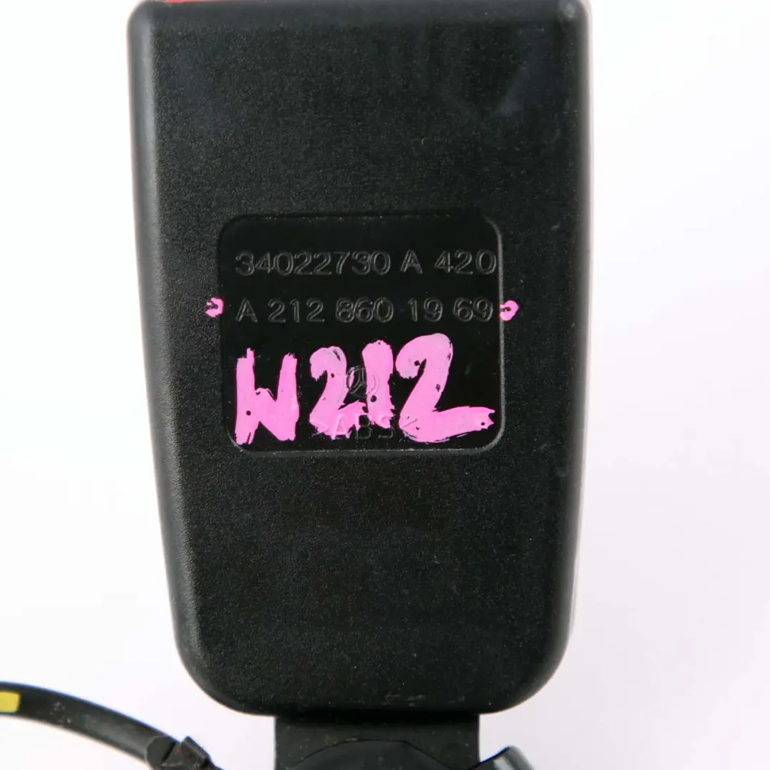 Mercedes W212 Cintura Inferiore Sedile Tenditore Posteriore Sinistra - SKU A2128601969 - Numero di parte A2128601969