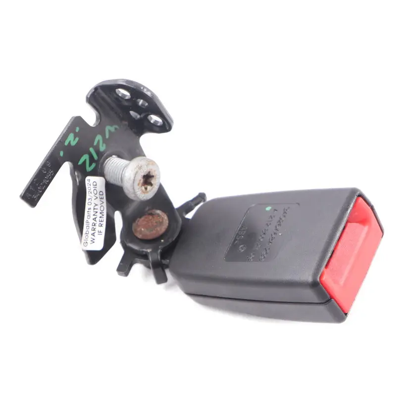 Belt Buckle Mercedes W212 CLS C218 Rear Left N/S to Seat with Part number A2128602169 Seat Belt Buckle Mercedes W212 CLS C218 Rear Left N/S - SKU A2128602169 - Part number A2128602169