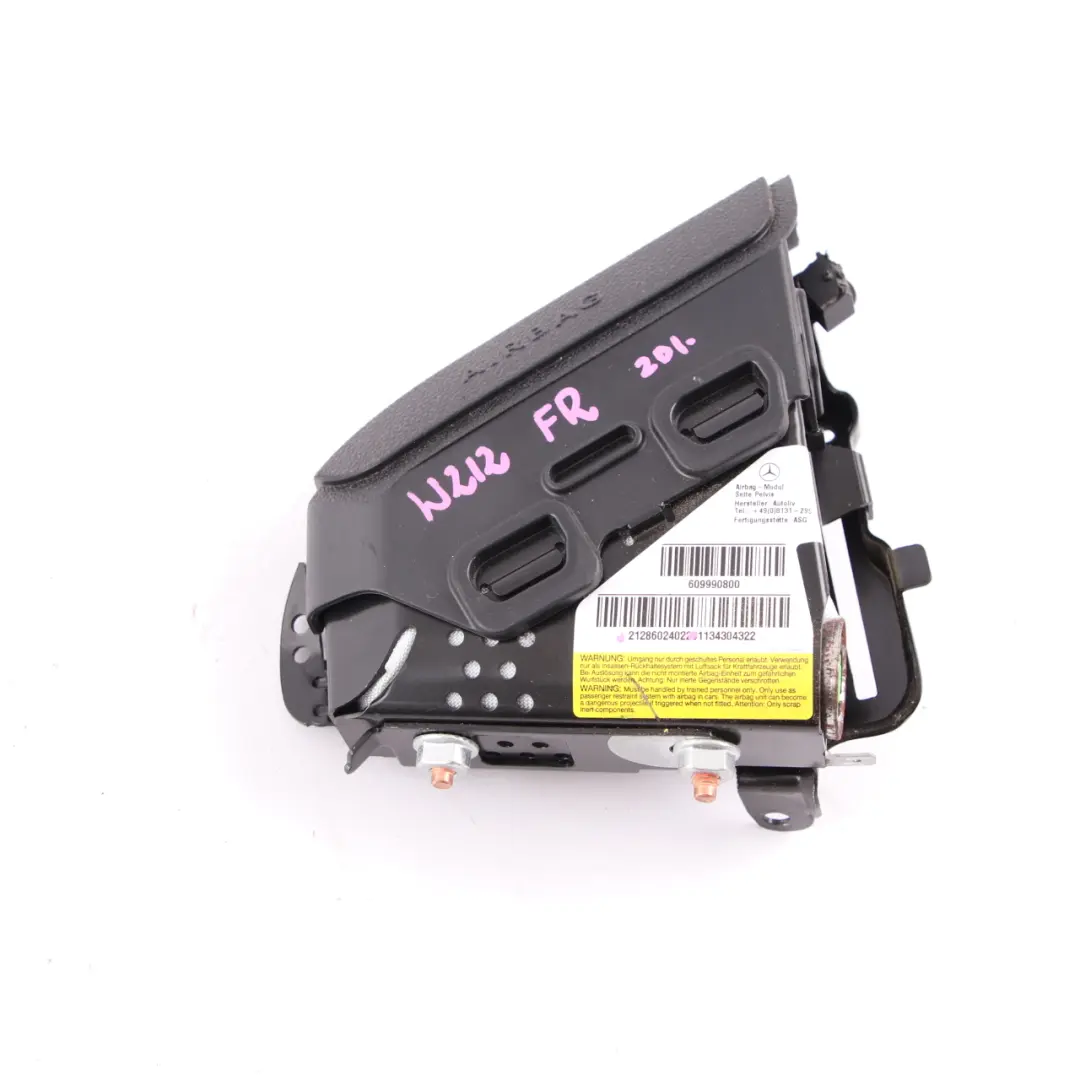 Airbag Sedile Anteriore Pelvi Air Bag Unità Sicurezza per Mercedes W212 con numero di parte A2128602402 Mercedes W212 Airbag Sedile Anteriore Pelvi Air Bag Unità Sicurezza - SKU A2128602402 - Numero di parte A2128602402