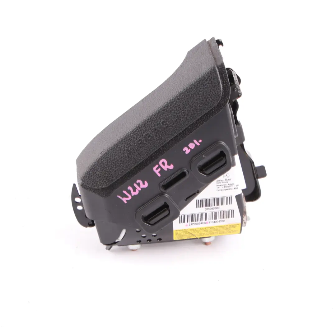 Mercedes W212 Seat Airbag Front Right O/S Pelvis Air Bag Safety Unit - SKU A2128602402 - Numéro de pièce A2128602402