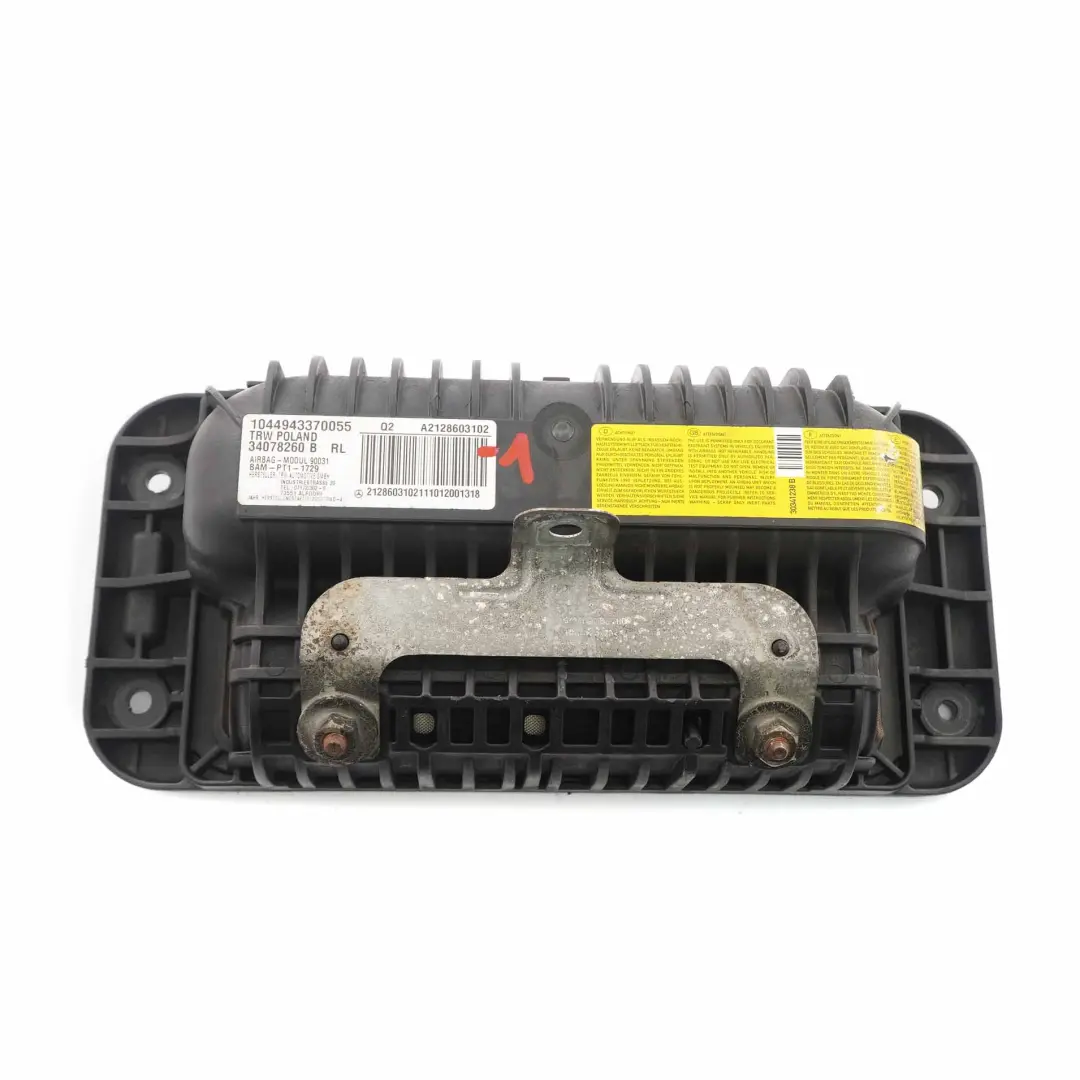  Airbag Cruscotto Mercedes W212 Lato Passeggero Unità Anteriore - SKU A2128603102-1 - Numero di parte A2128603102