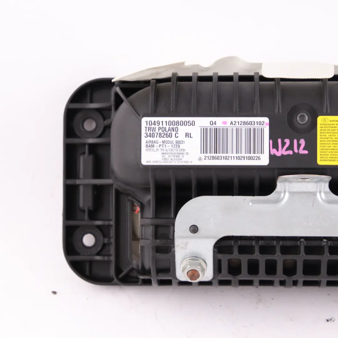 Poduszka Powietrzna Pasażera do Mercedes W212 o numerze A2128603102 Mercedes W212 Poduszka Powietrzna Pasażera - SKU A2128603102 - Numer Części A2128603102