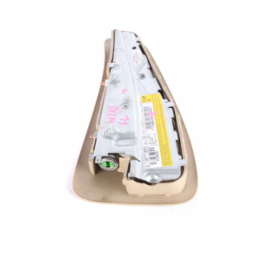 Front Left Seat N/S Side Air Module Bag Beige to Mercedes W212 with Part number A2128603402 Mercedes W212 Front Left Seat N/S Side Air Module Bag Beige - SKU A2128603402-1 - Part number A2128603402
