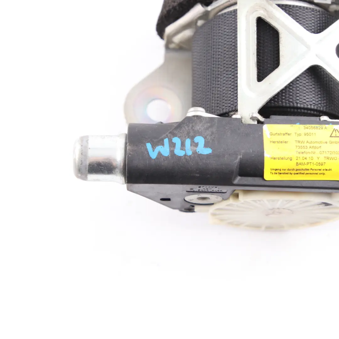 Mercedes W212 Ceinture sécurité arrière gauche Noir - SKU A2128605385 - Numéro de pièce A2128605385