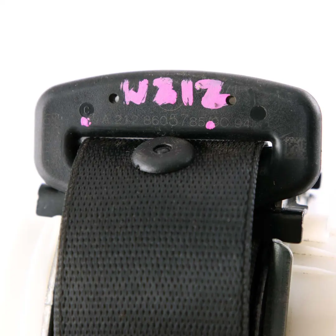 Mercedes W212 Cintura di Sicurezza Posteriore Centrale nera - SKU A2128605785 - Numero di parte A2128605785