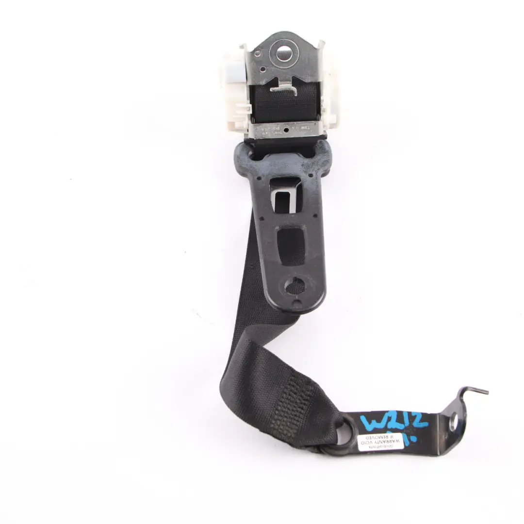 Cinturón de seguridad trasero izquierdo Negro para Mercedes S212 con número de pieza A2128606385 Mercedes S212 Cinturón de seguridad trasero izquierdo Negro - SKU A2128606385 - Número de pieza A2128606385